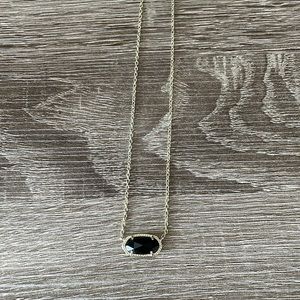 Kendra Scott black pendant necklace